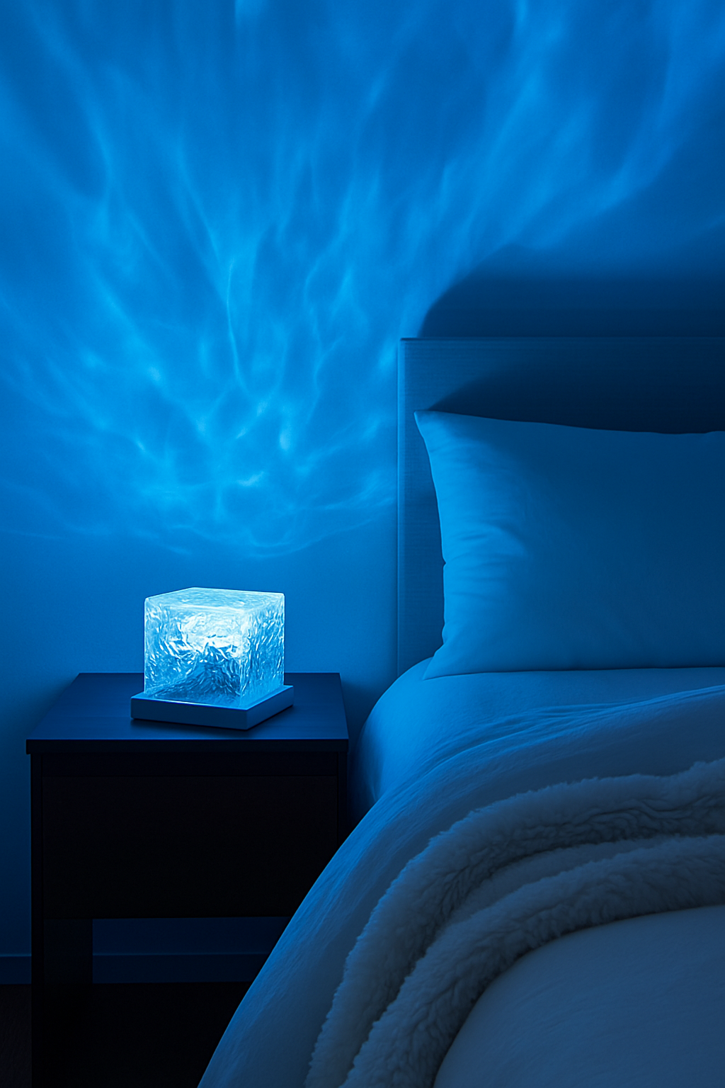 Lampe Projecteur Effet Vagues Océan – 16 Couleurs, Télécommande & USB – Ambiance Relaxante