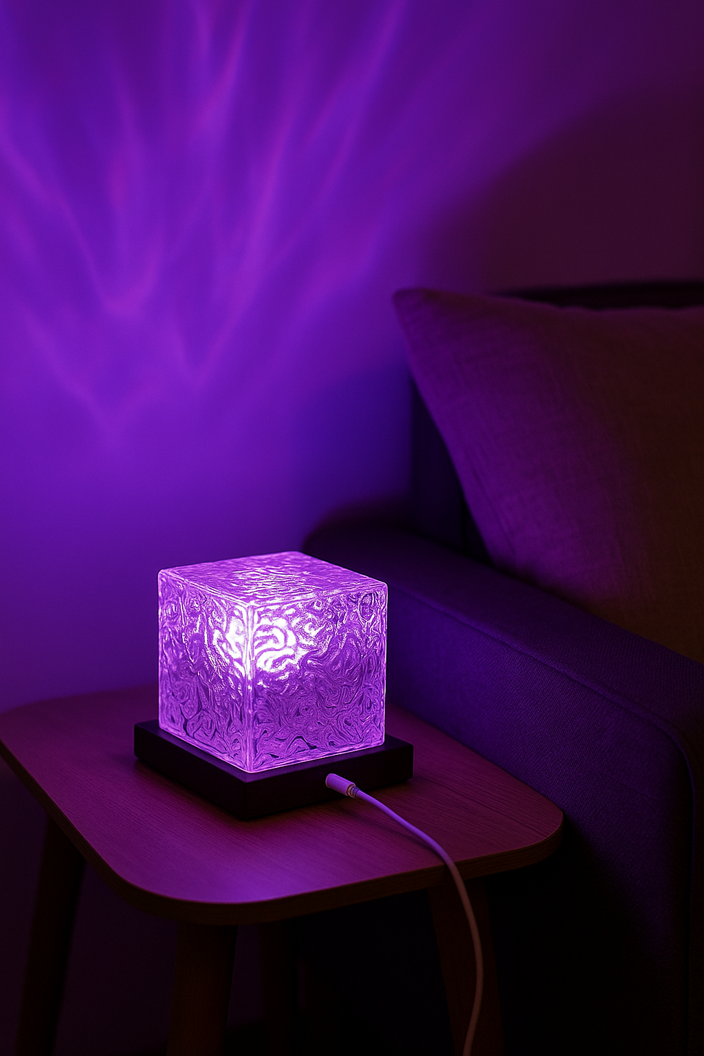 Lampe Projecteur Effet Vagues Océan – 16 Couleurs, Télécommande & USB – Ambiance Relaxante