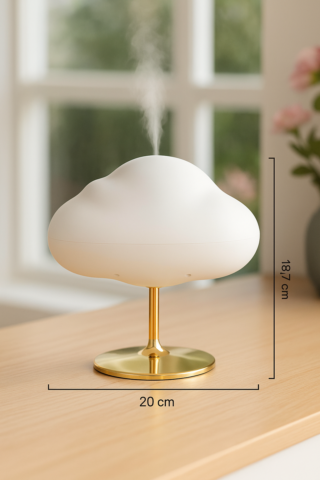 Diffuseur d’Arômes Nuage – Humidificateur LED Design & Bien-Être (270 ml)