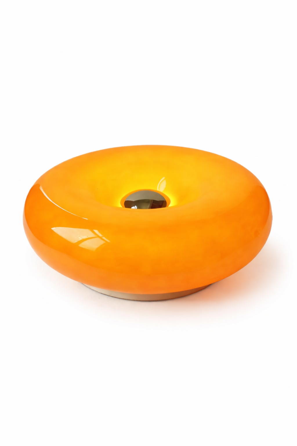 Applique Murale Donut en Verre – Design Bauhaus & LED Tricolore
