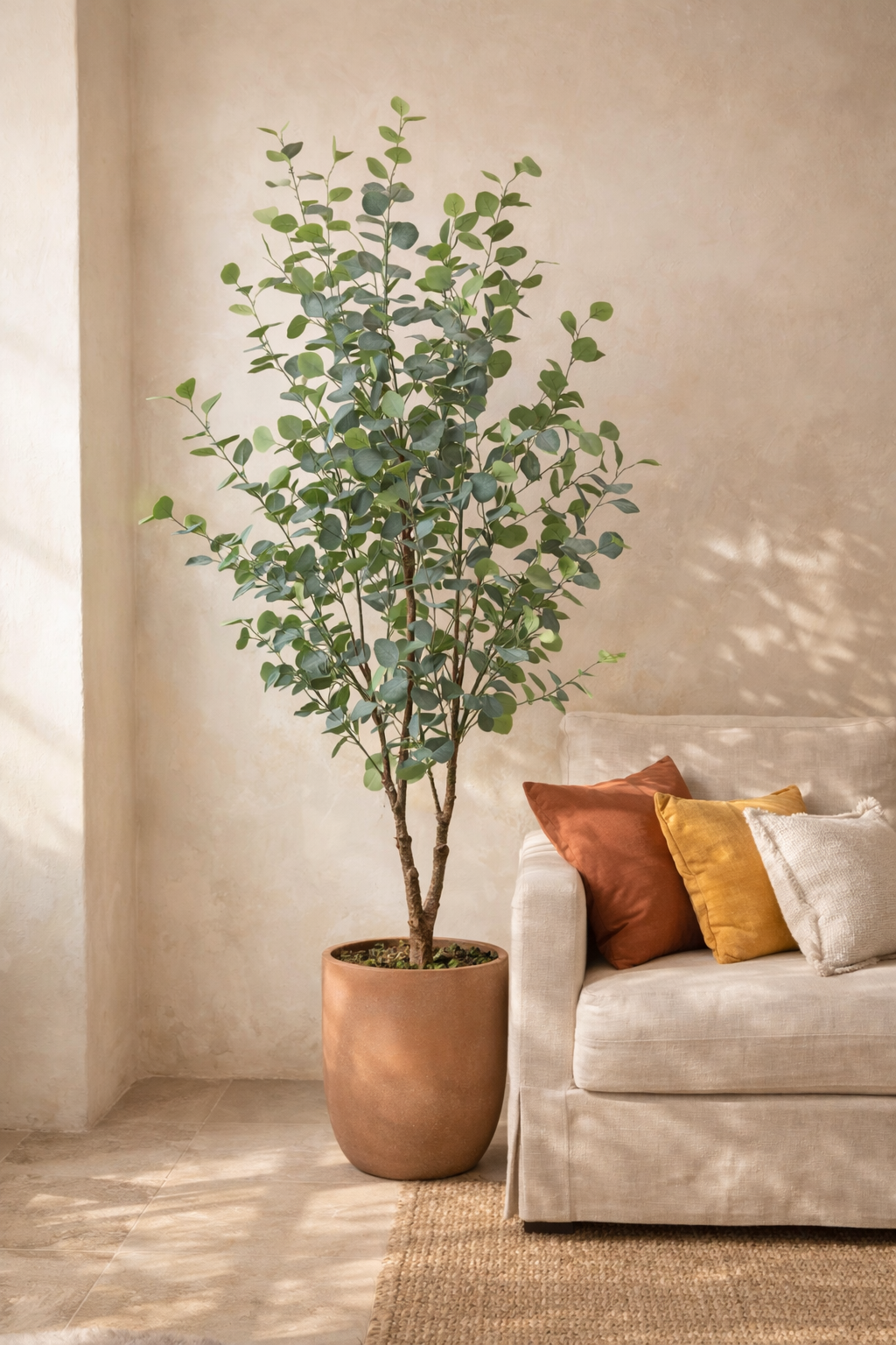 Eucalyptus artificiel – Gommier bleu décoratif 120 cm | 140 cm | 180 cm
