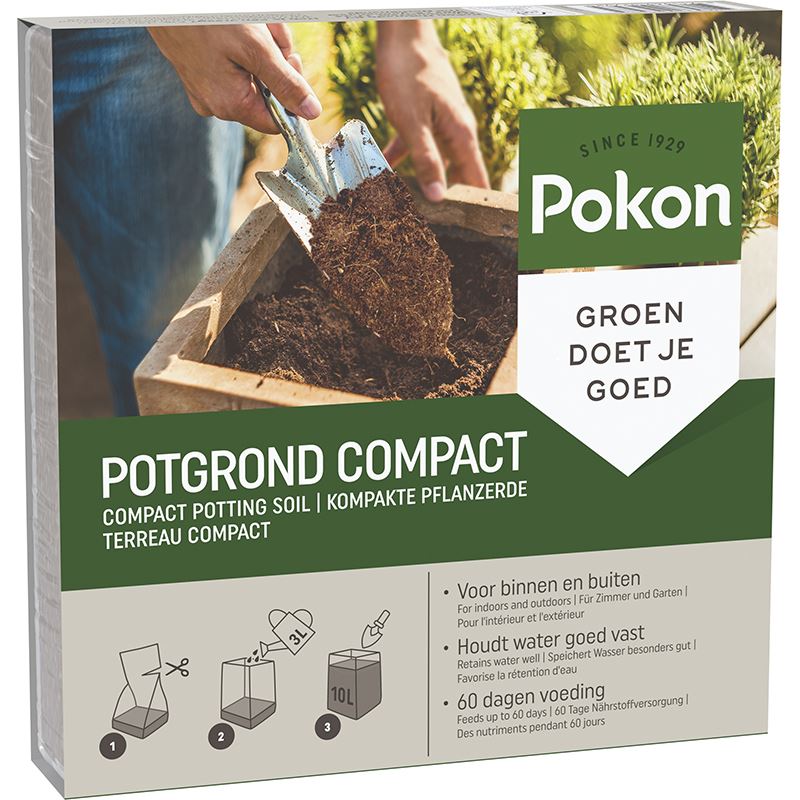Kokos Potgrond Compact – Terreau de coco naturel 10L