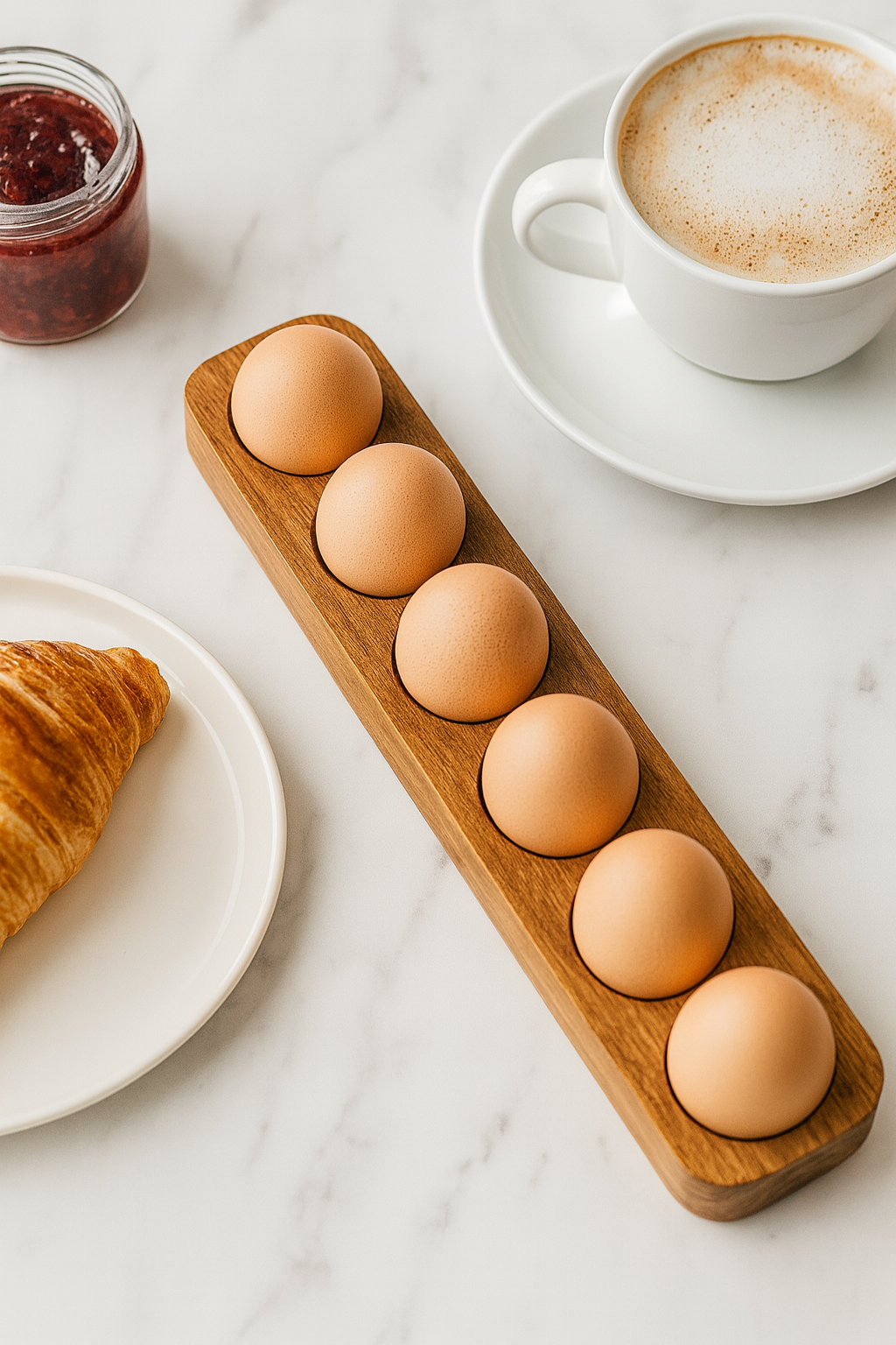 Support à Œufs en Bois – Range-Œufs Design 6 ou 12 Compartiments | Cuisine & Art de Vivre