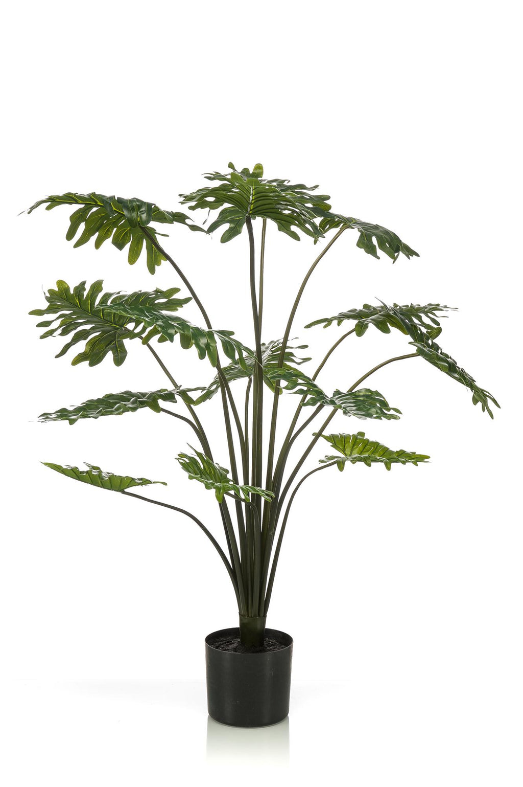 Philodendron artificiel haut de gamme – Plante décorative réaliste sans entretien (60 à 120 cm)