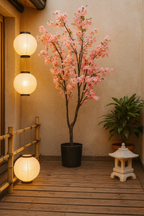 Cerisier Japonais Artificiel – Prunus Kersenbloesem – Rose – 210 cm