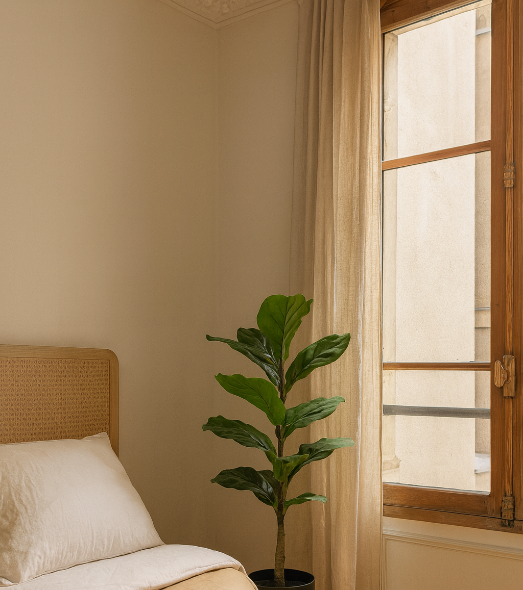 Ficus Lyrata Artificiel – Plante décorative premium – 90 à 180 cm