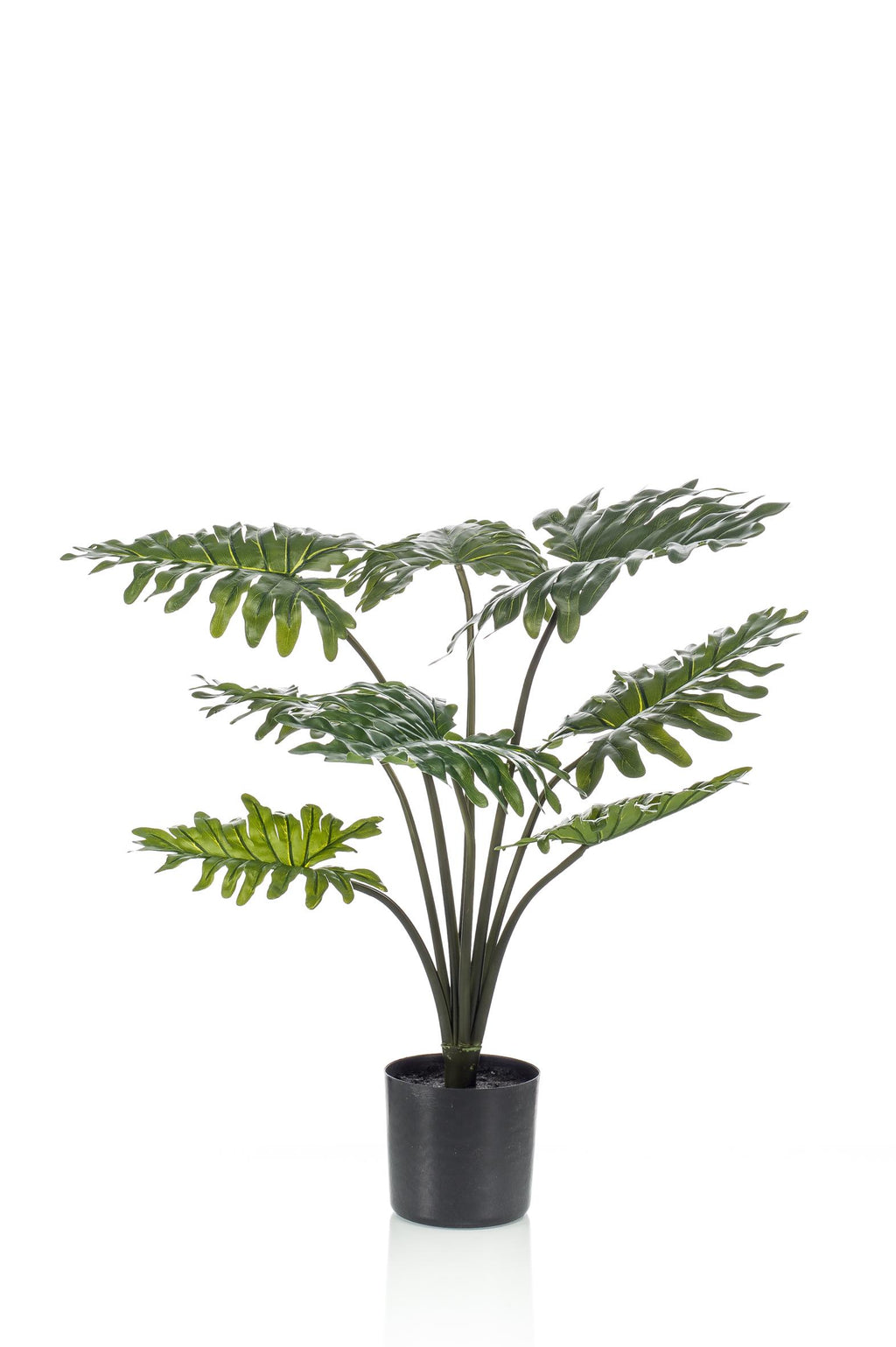 Philodendron artificiel haut de gamme – Plante décorative réaliste sans entretien (60 à 120 cm)
