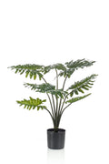 Philodendron artificiel haut de gamme – Plante décorative réaliste sans entretien (60 à 120 cm)