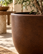 Eggy Bronze – XXL Pot – Ø65 × H51 cm