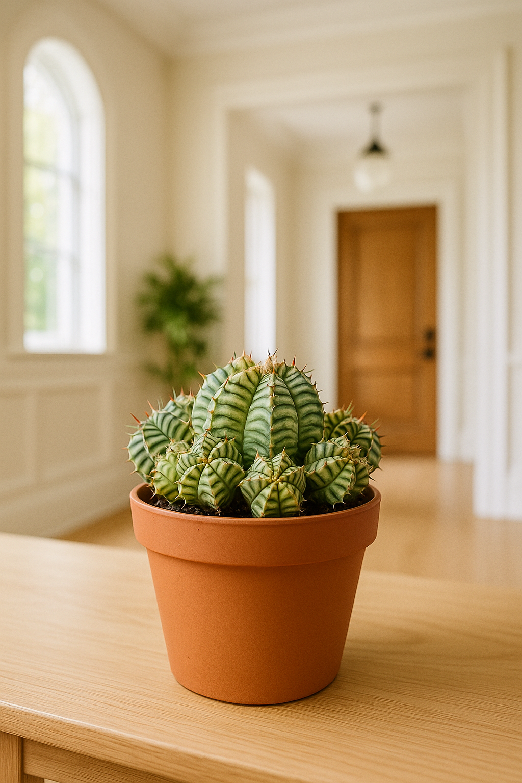 Euphorbia Meloformis Variegata – Succulente rare, Ø10,5 cm – 21 cm