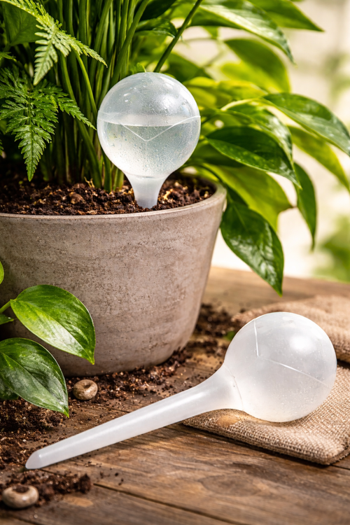 Arroseur goutte à goutte pour plantes – diffusion lente et arrosage naturel (lot de 2)