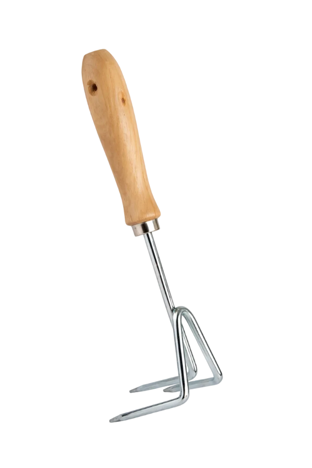 Galvanized Steel 3-Prong Garden Cultivator – Robust Tool for Aerating and Loosening Soil