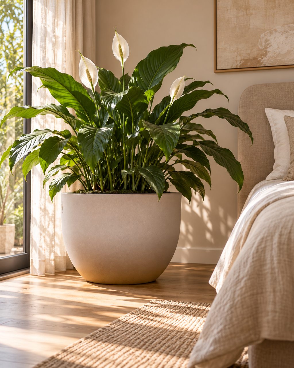 Eggy Taupe – XXL Pot – Ø55 × H43 cm