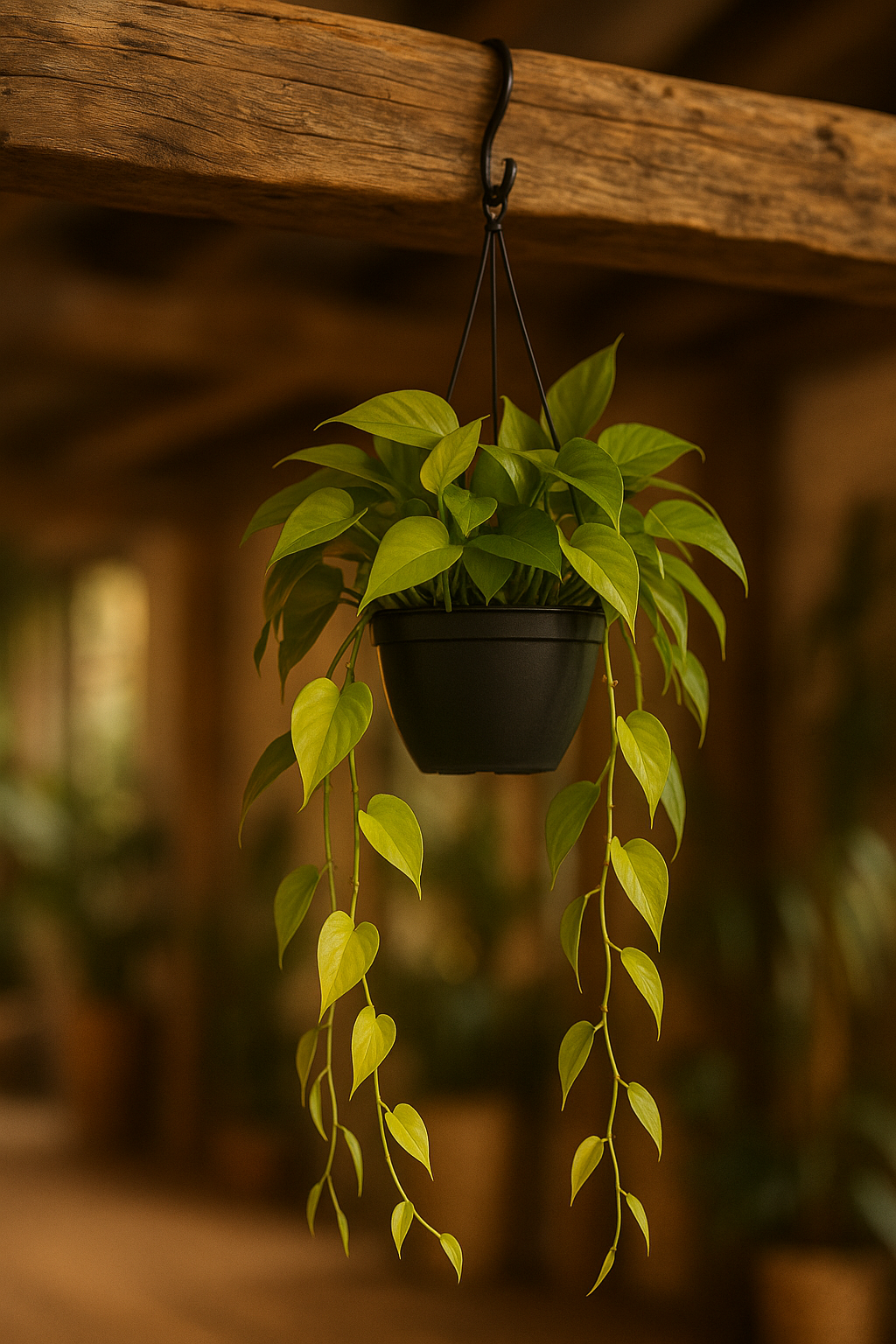 Epipremnum Golden Pothos – Scindapsus aureus – Plante tropicale retombante