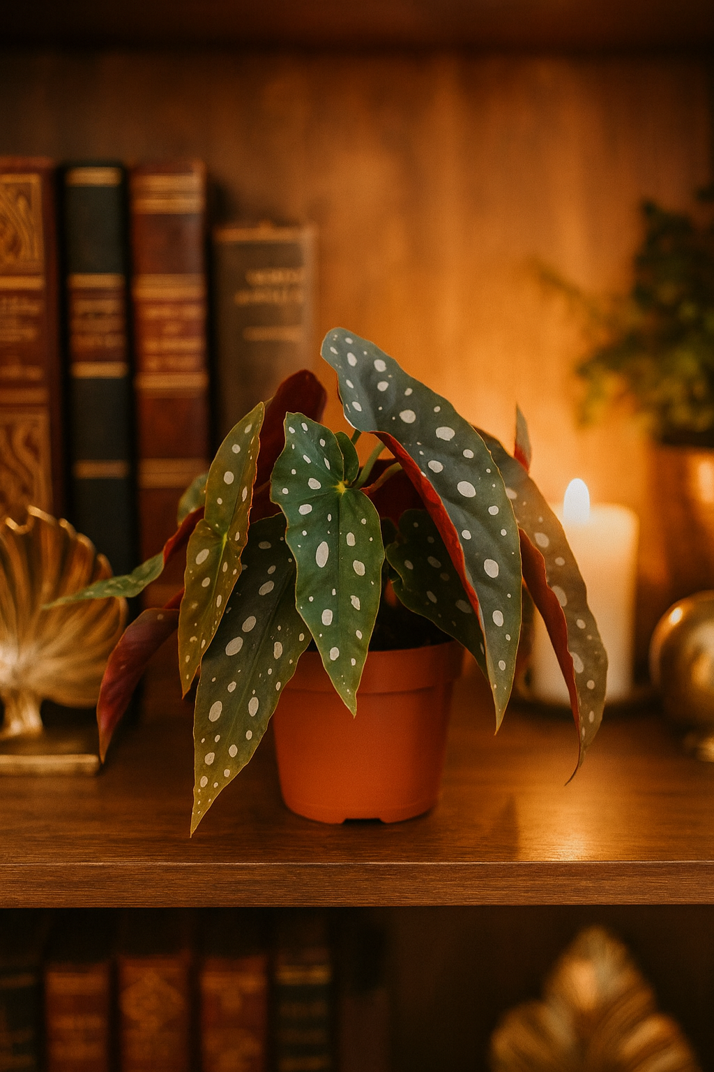 Begonia Maculata – Plante rare Ø12 cm - 20 cm – Feuilles tachetées décoratives – Plante d’intérieur graphique & tropicale
