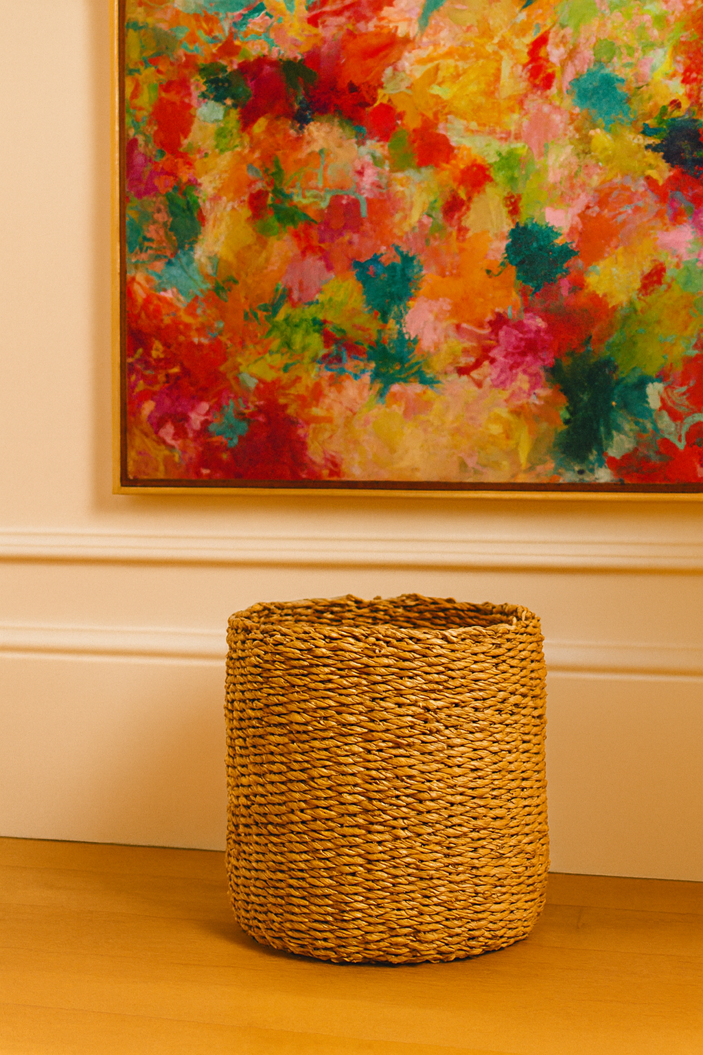 Panier Ido en fibres naturelles – Cache-pot décoratif artisanal pour plantes d’intérieur