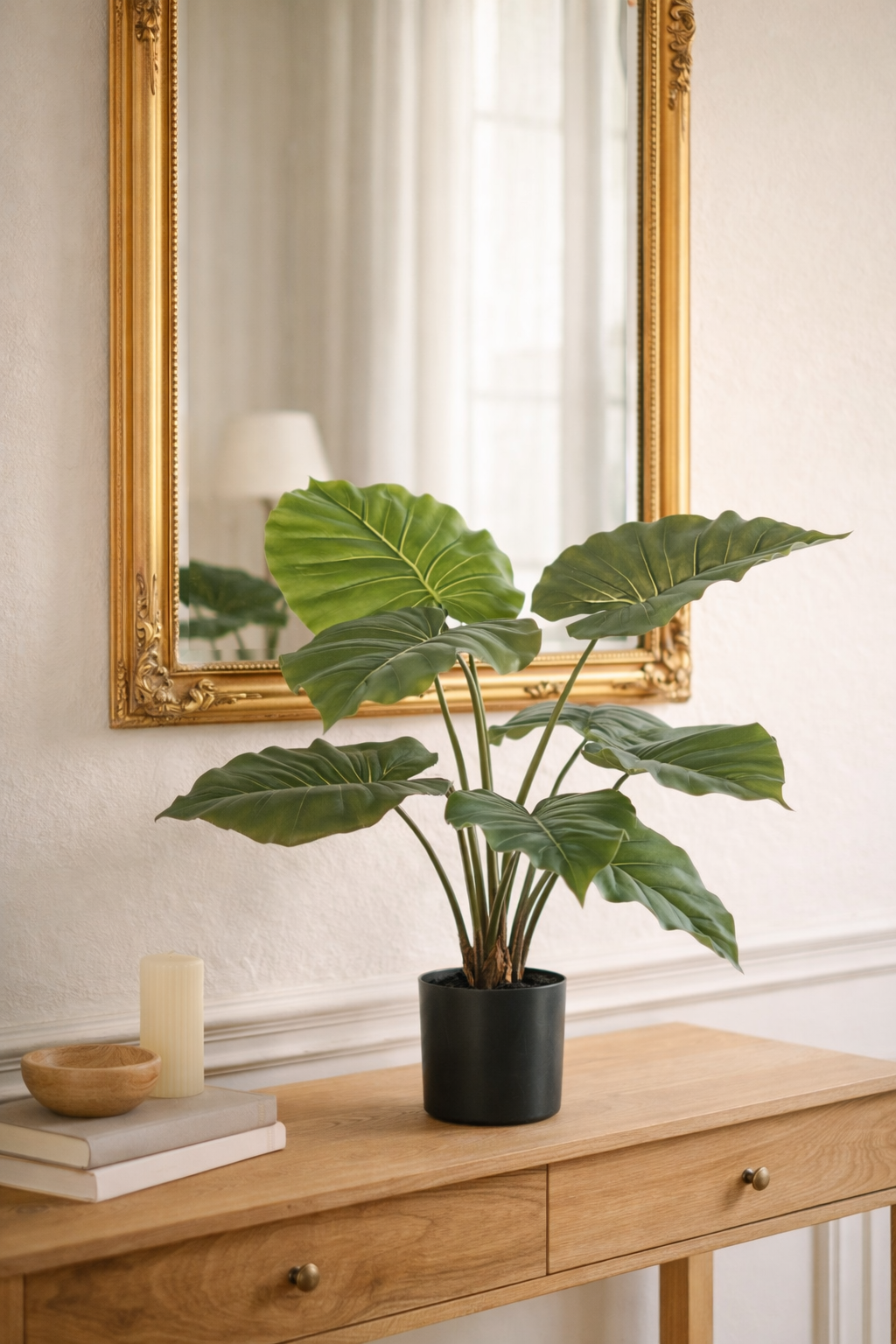artificial elephant ear plant indoors Artificial Alocasia Olifantsoor – Designer Indoor Plant