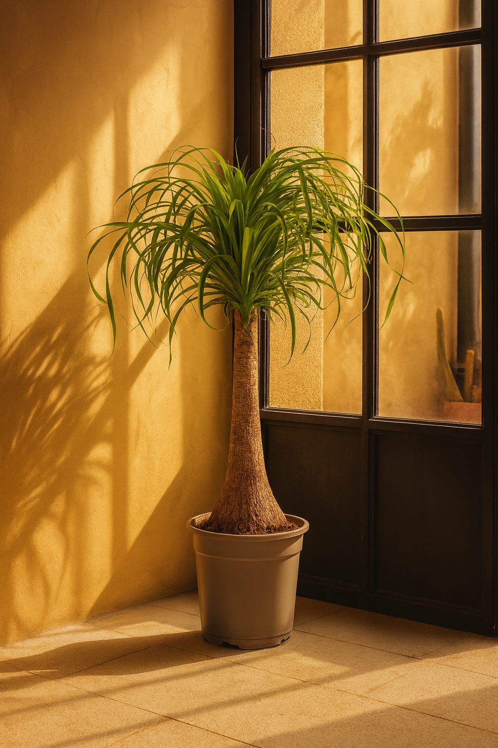 Beaucarnea Recurvata – Elefantenfuß-Pflanze Grafik