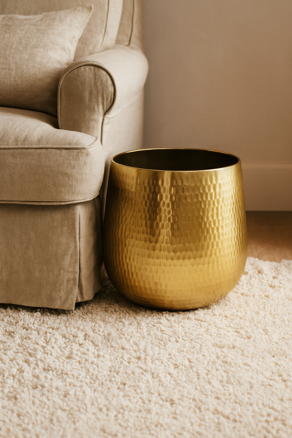 Jenna Gold – Cache-pot doré en céramique premium | Ø29, Ø39, Ø46