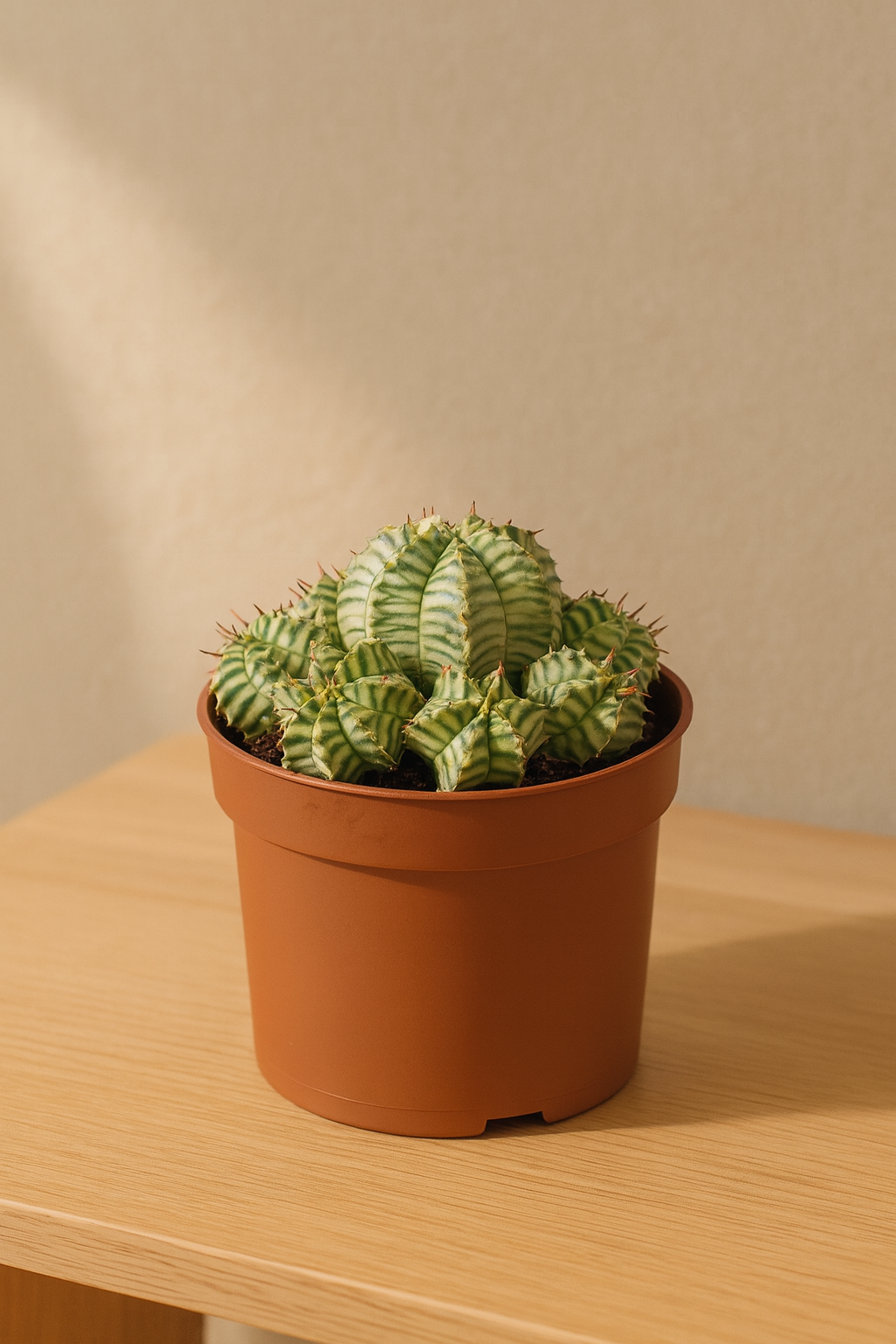 Euphorbia Meloformis Variegata – Succulente rare, Ø10,5 cm – 21 cm