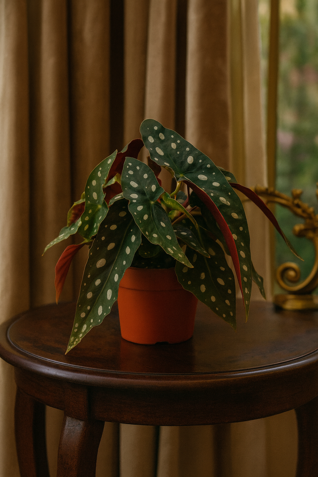 Begonia Maculata – Plante rare Ø12 cm - 20 cm – Feuilles tachetées décoratives – Plante d’intérieur graphique & tropicale