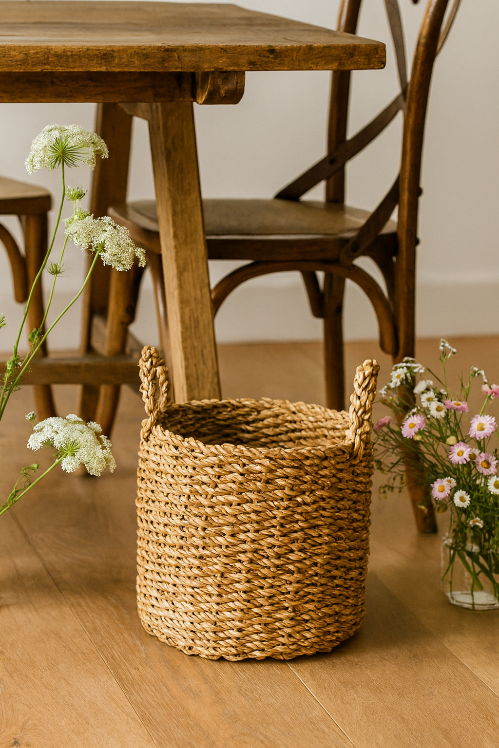Jack Natural Fiber Plant Pot – Decorative Woven Plant Pot for Indoor Plants (5 sizes)