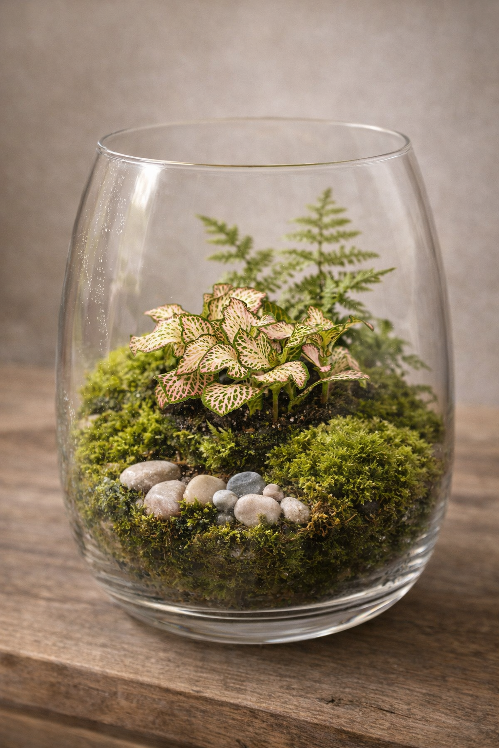 Fittonia Pink Tiger – Plante Mosaïque Rose Tropicale – Fittonia d’Intérieur Ø8,5 cm