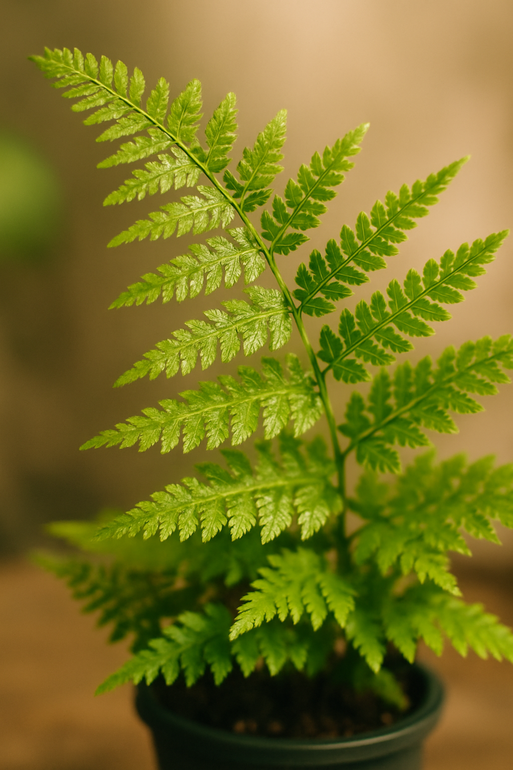 Set de 6 Mini Plantes Vertes – Pot Ø6 cm | Asparagus, Coffea Arabica, Ficus Ginseng, Fougère, Hedera, Bergpalm