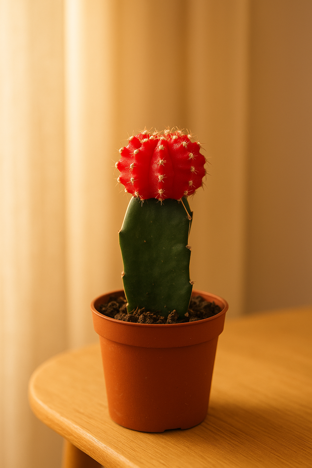 Gymnocalycium Mix – Trio de Cactus Greffés – Ø5,5 cm / ≈16-22cm – Lot de 3