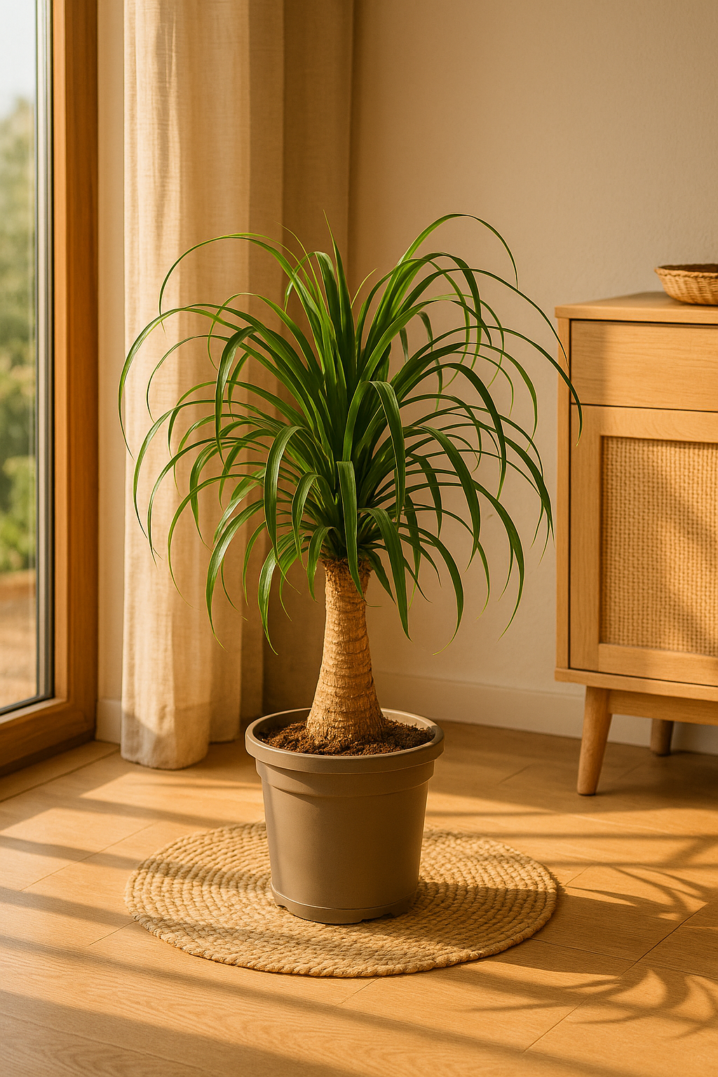 Beaucarnea Recurvata — Pied d’Éléphant — Élégance naturelle & tronc sculptural