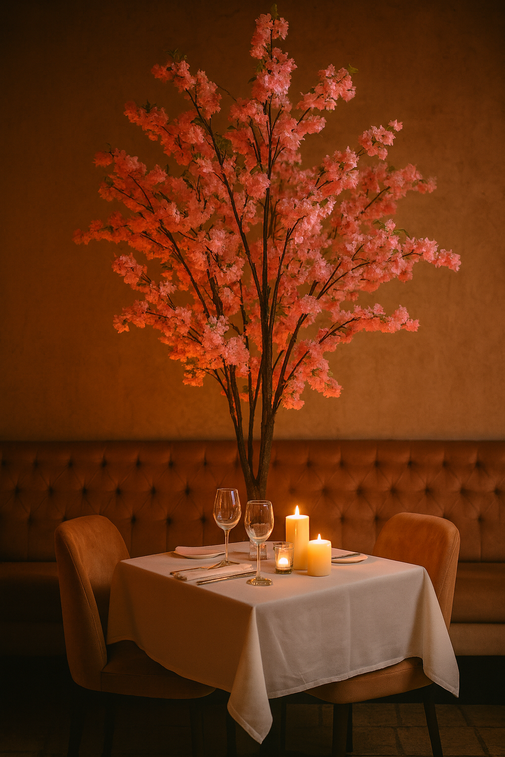 Cerisier Japonais Artificiel – Prunus Kersenbloesem – Rose – 210 cm