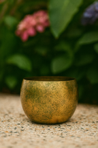 Cache-pot Ellen Brass – Laiton décoratif Ø25xH19, Ø30xH25, Ø38xH31