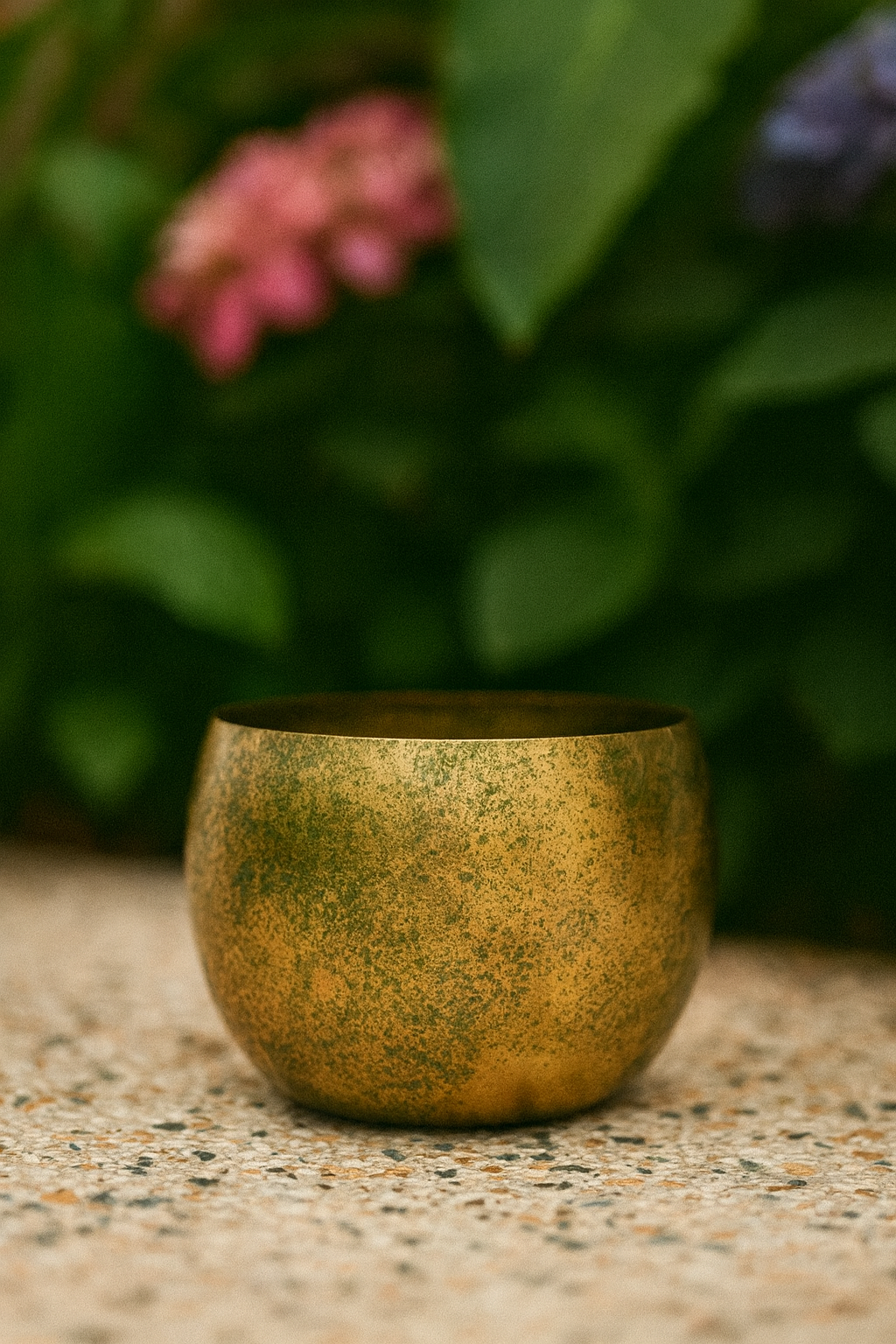 Cache-pot Ellen Brass – Laiton décoratif Ø25xH19, Ø30xH25, Ø38xH31