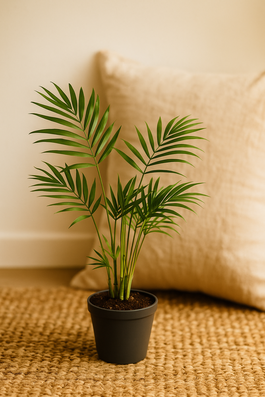 Set de 6 Mini Plantes Vertes – Pot Ø6 cm | Asparagus, Coffea Arabica, Ficus Ginseng, Fougère, Hedera, Bergpalm