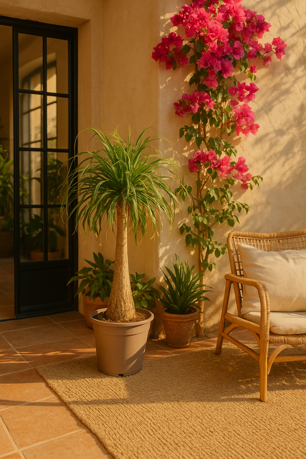 Beaucarnea Recurvata — Pied d’Éléphant — Élégance naturelle & tronc sculptural