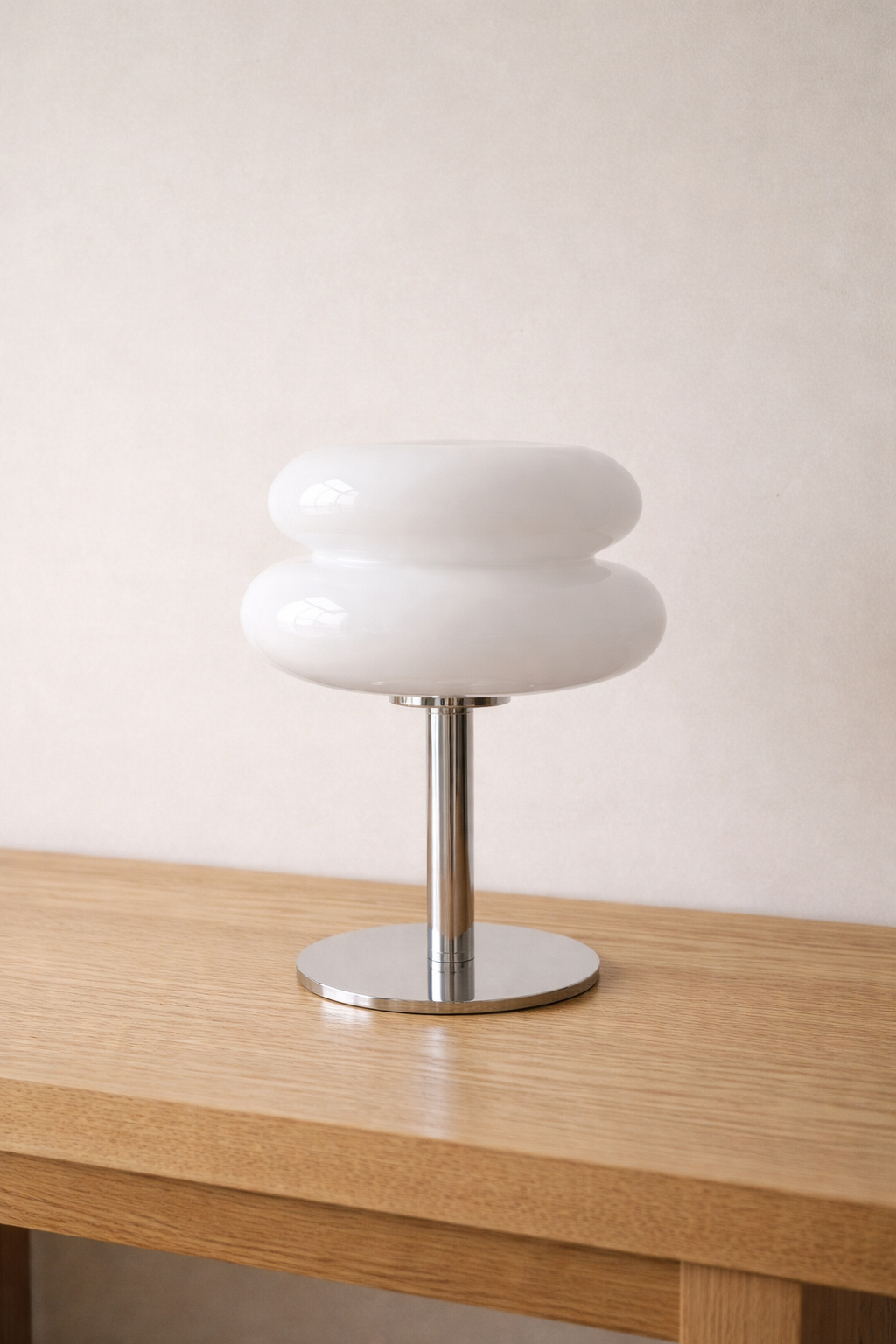 Orange Glass Macaron Lamp – Retro Chic LED Design E27 (28 cm)