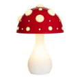 Red Mushroom Lamp – Tricolor USB LED Design