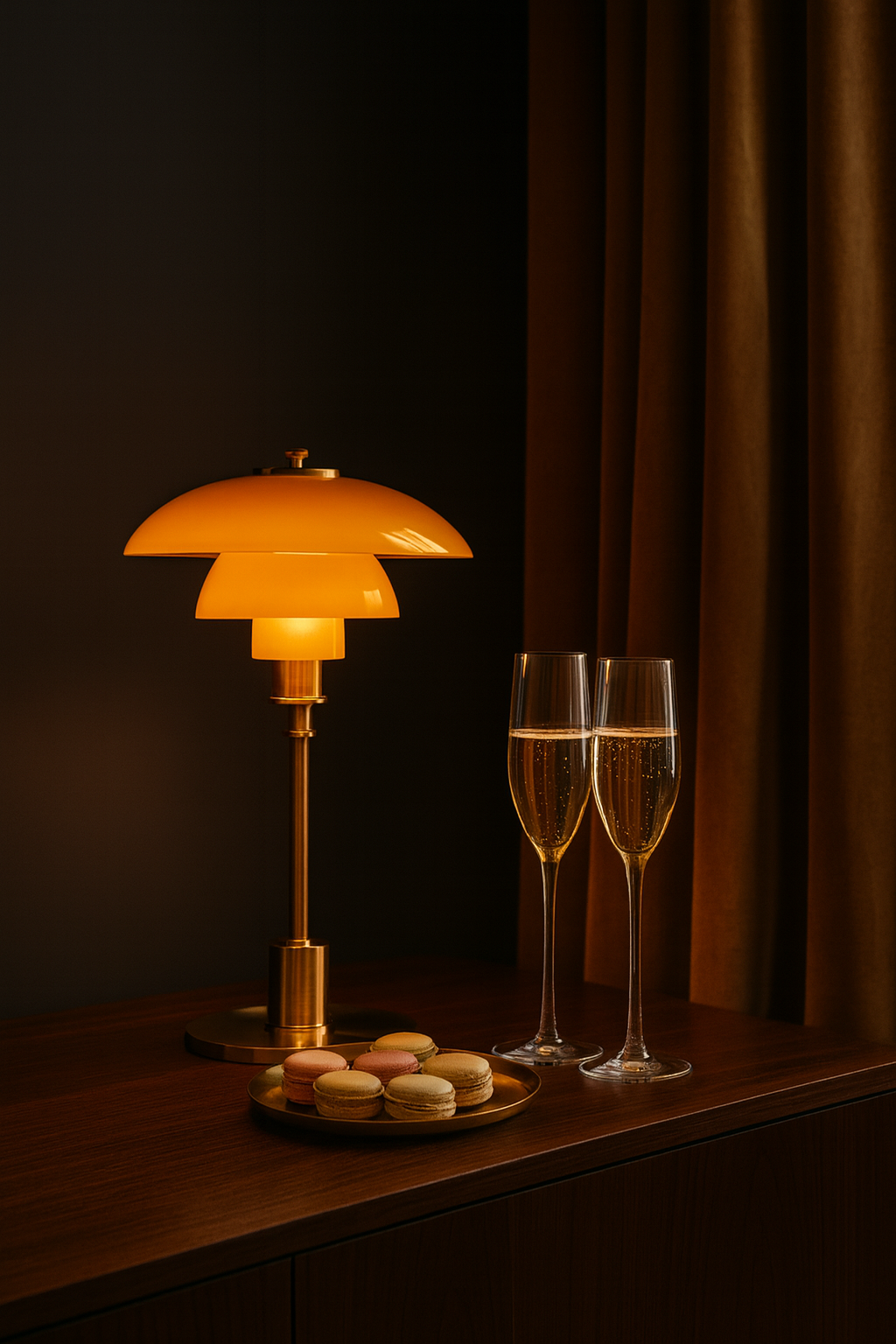 Lampe de Table Design Nordique en Verre – Éclairage LED Tricolore, Haut de Gamme, Salon, Bureau & Chambre