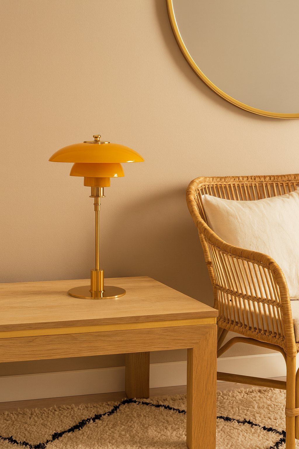 Lampe de Table Design Nordique en Verre – Éclairage LED Tricolore, Haut de Gamme, Salon, Bureau & Chambre