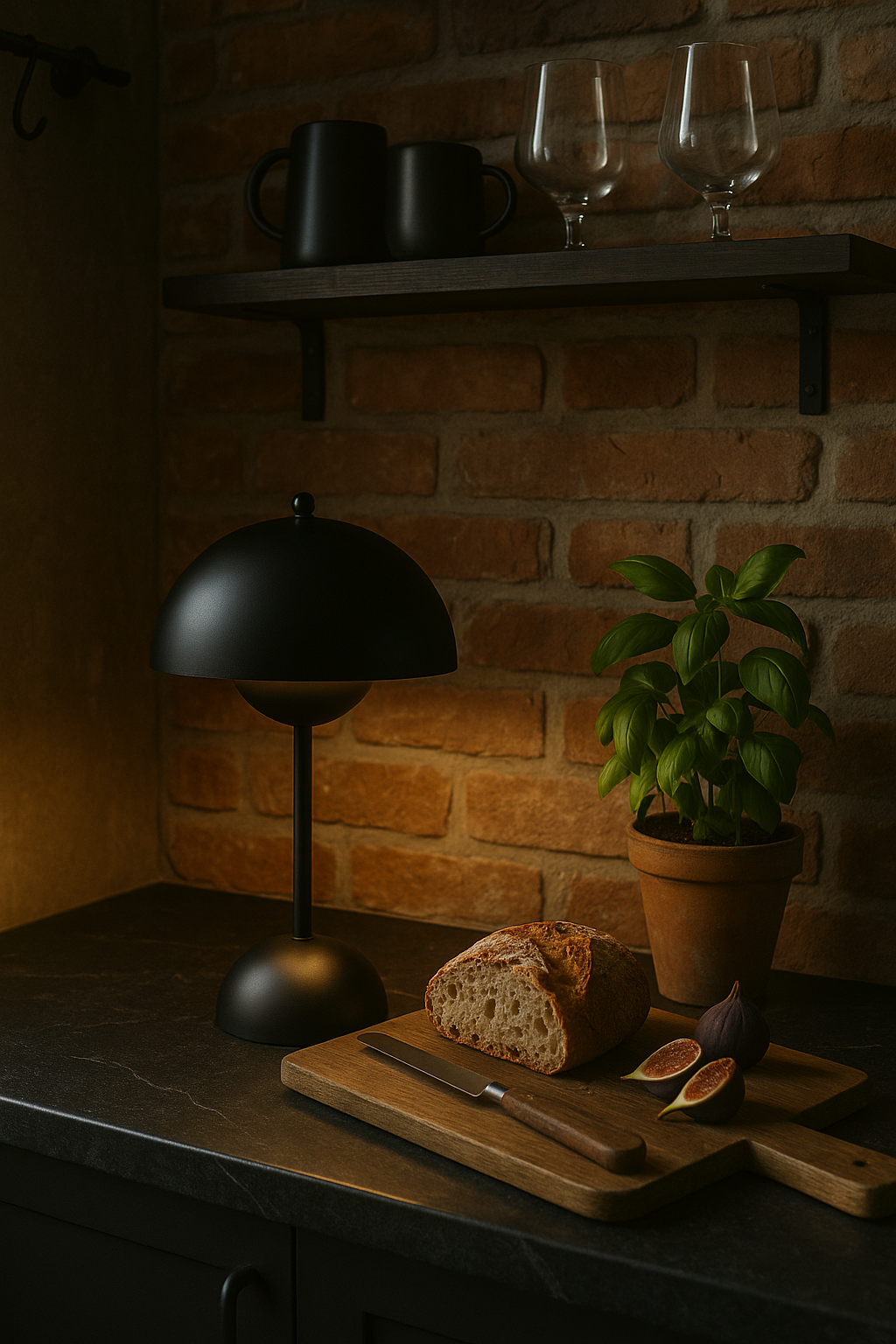 Lampe Champignon Design Rechargeable – 3 Intensités LED · Veilleuse & Lampe de Table Moderne USB-C