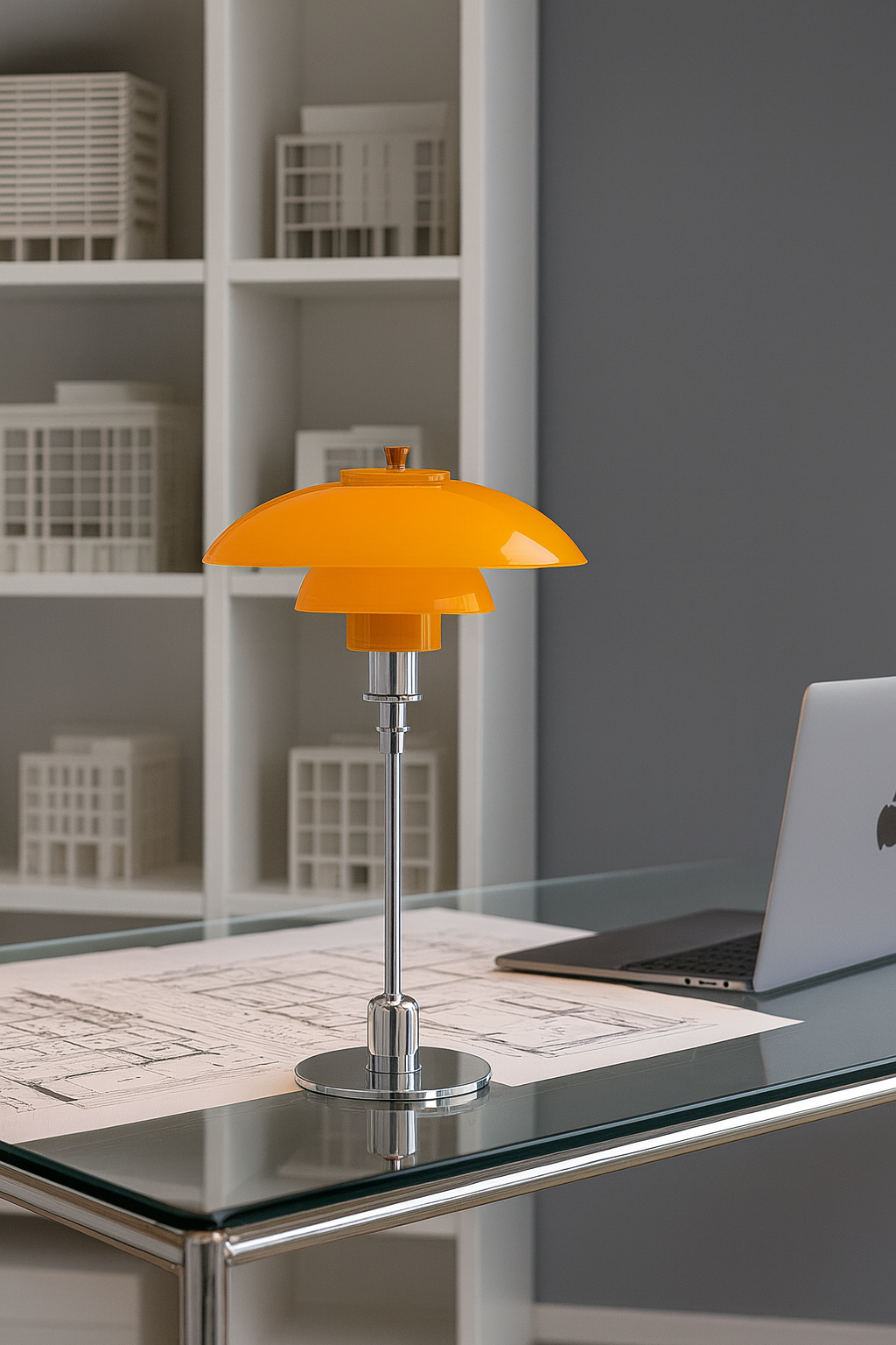 Lampe de Table Design Nordique en Verre – Éclairage LED Tricolore, Haut de Gamme, Salon, Bureau & Chambre