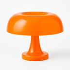 Lampe Champignon LED Rechargeable – Design Orange & Blanc – 28 cm