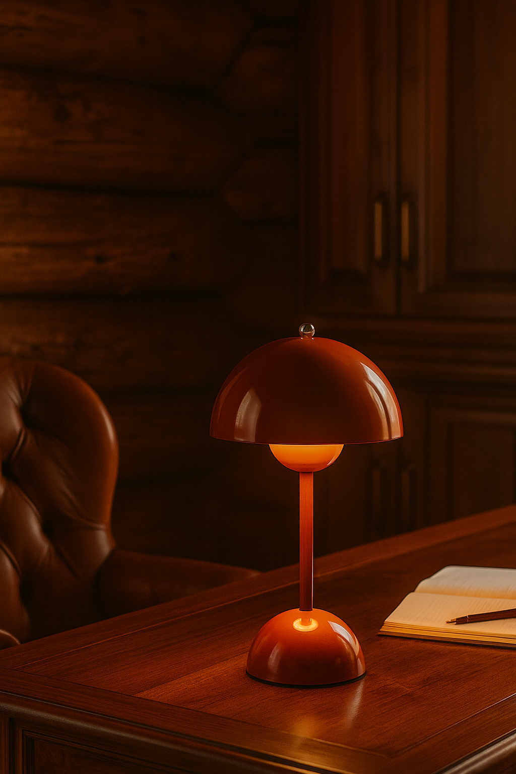 Lampe Champignon Design Rechargeable – 3 Intensités LED · Veilleuse & Lampe de Table Moderne USB-C