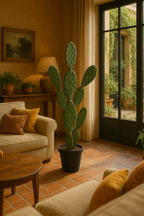 Opuntia Ficus Indica – Le cactus emblématique & solaire – Ø38 cm – 120 cm