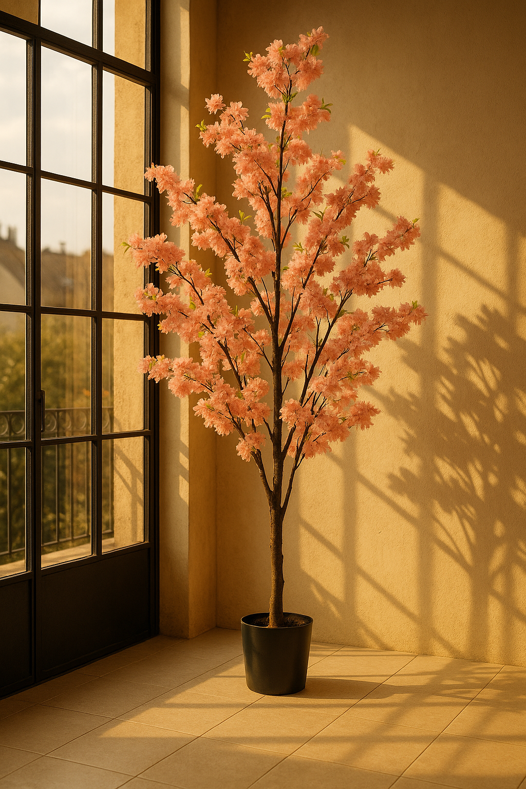 Cerisier Japonais Artificiel – Prunus Kersenbloesem – Rose – 210 cm