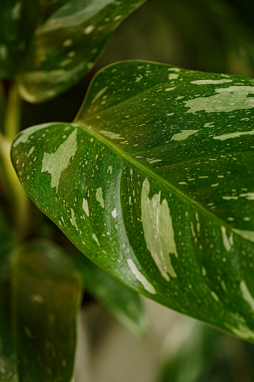 Philodendron White Princess – Plante rare & marbrures uniques (B Grade) – Ø12 cm – 30 cm