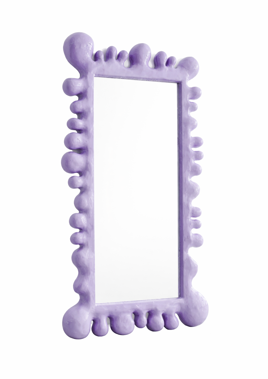 Miroir Pleine Longueur Arty Lilas – Cadre Sculptural 100 × 180  cm