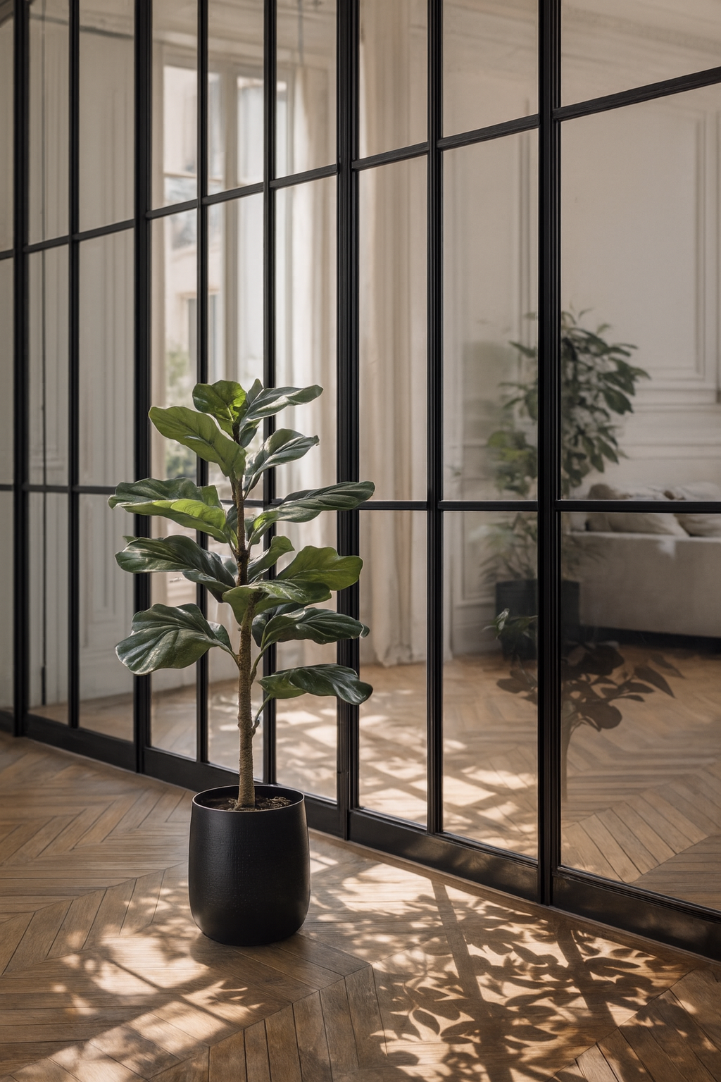 Ficus Lyrata Artificiel – Plante décorative premium – 90 à 180 cm