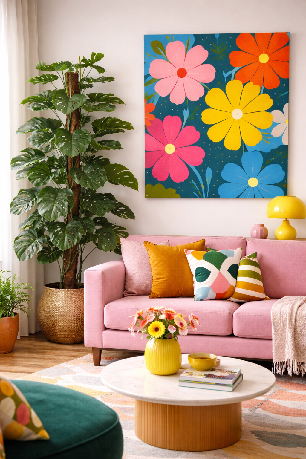 Monstera Deliciosa artificielle – Plante décorative iconique & ultra-réaliste - 65 cm à 180 cm