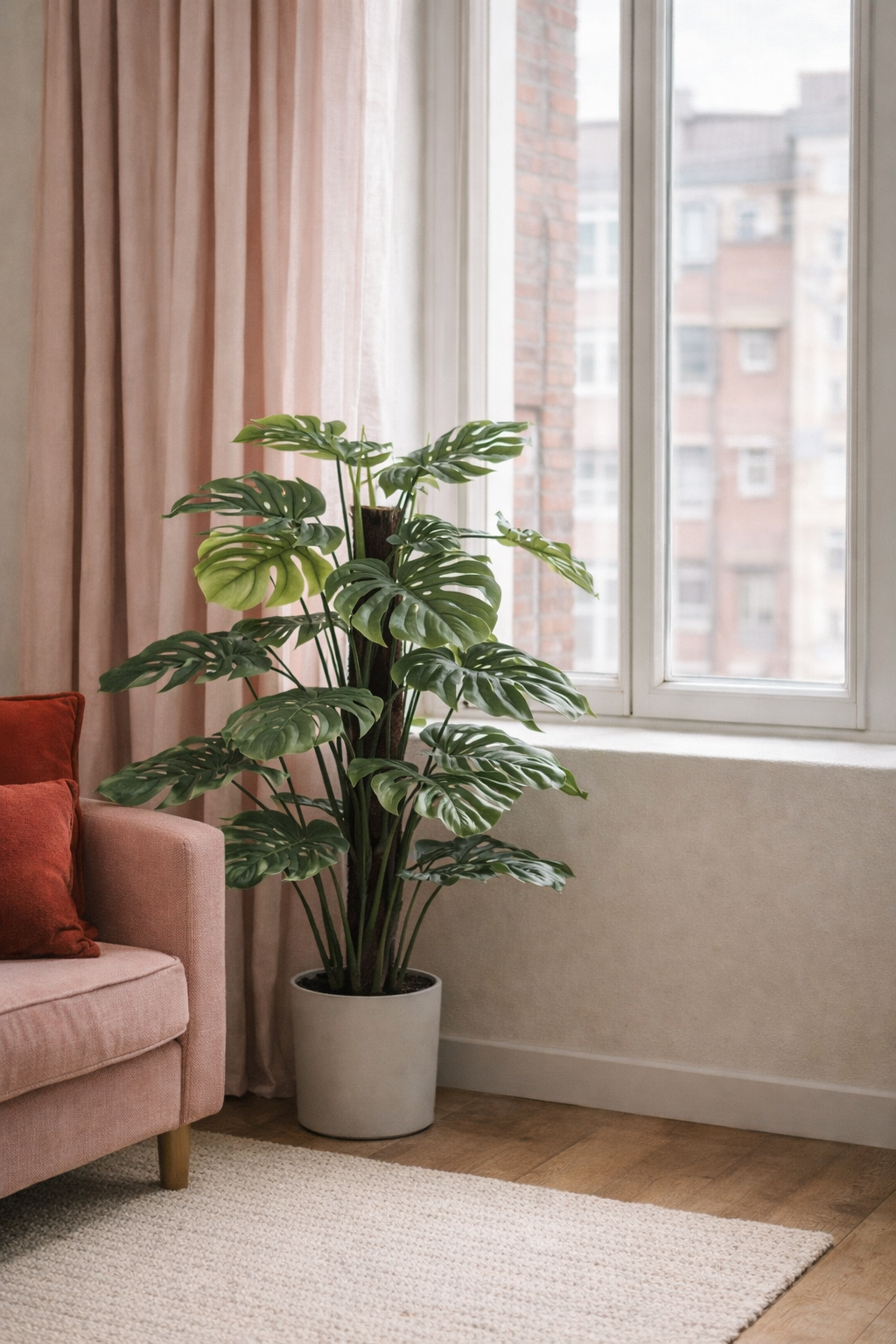 Monstera Deliciosa artificielle – Plante décorative iconique & ultra-réaliste - 65 cm à 180 cm
